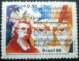 Selo postal COMEMORATIVO do Brasil de 1986 - C 1515 N