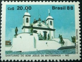 Selo postal COMEMORATIVO do Brasil de 1988 - C 1585 M