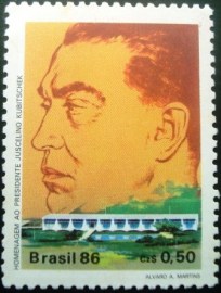Selo postal COMEMORATIVO do Brasil de 1986 - C 1518 N