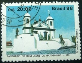 Selo postal COMEMORATIVO do Brasil de 1988 - C 1585 U