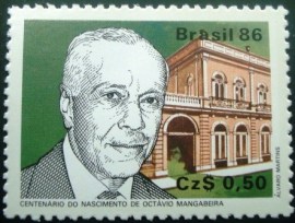 Selo postal COMEMORATIVO do Brasil de 1986 - C 1519 M
