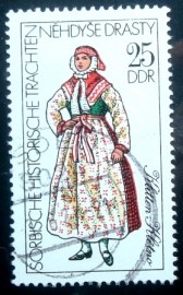 Selo postal da Alemanha Oriental de 1977 Klitten
