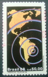 Selo postal COMEMORATIVO do Brasil de 1988 - C 1588 U