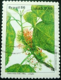 Selo postal COMEMORATIVO do Brasil de 1986 - C 1523 U