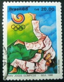Selo postal COMEMORATIVO do Brasil de 1988 - C 1590 U