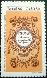 Selo postal COMEMORATIVO do Brasil de 1986 - C 1527 N