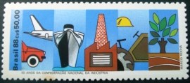 Selo postal COMEMORATIVO do Brasil de 1988 - C 1595 N