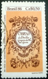 Selo postal COMEMORATIVO do Brasil de 1986 - C 1527 U