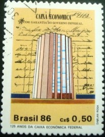 Selo postal COMEMORATIVO do Brasil de 1986 - C 1529 U