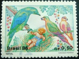 Selo postal COMEMORATIVO do Brasil de 1986 - C 1530 U