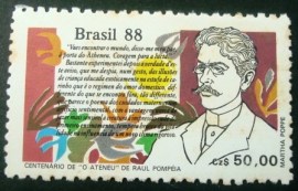 Selo postal COMEMORATIVO do Brasil de 1988 - C 1601 N