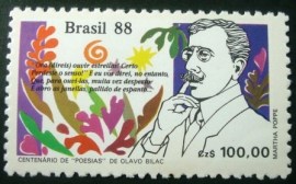 Selo postal COMEMORATIVO do Brasil de 1988 - C 1602 N