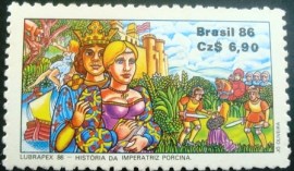 Selo postal COMEMORATIVO do Brasil de 1986 - C 1534 N