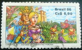 Selo postal COMEMORATIVO do Brasil de 1986 - C 1534 U