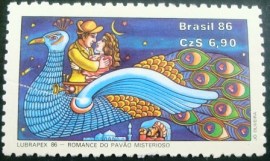 Selo postal COMEMORATIVO do Brasil de 1986 - C 1535 N