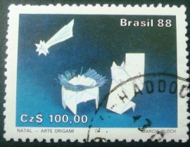 Selo postal COMEMORATIVO do Brasil de 1988 - C 1604 U