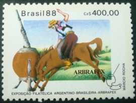 Selo postal COMEMORATIVO do Brasil de 1988 - C 1607 M