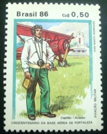 Selo postal COMEMORATIVO do Brasil de 1986 - C 1540 U