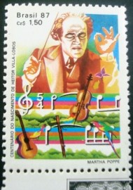 Selo postal COMEMORATIVO do Brasil de 1986 - C 1543 M