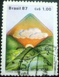 Selo postal COMEMORATIVO do Brasil de 1986 - C 1546 U