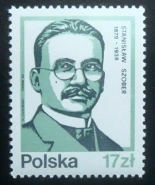 Selo postal da Polônia de 1983 Stanislaw Szober