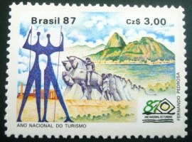 Selo postal COMEMORATIVO do Brasil de 1986 - C 1556 N