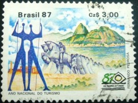 Selo postal do Brasil de 1987 Monumentos - C 1556 U