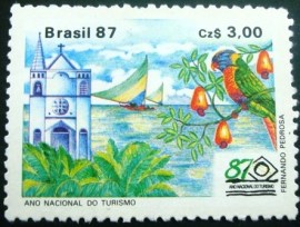 Selo postal COMEMORATIVO do Brasil de 1986 - C 1557 N