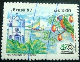 Selo postal COMEMORATIVO do Brasil de 1986 - C 1557 U