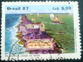 Selo postal COMEMORATIVO do Brasil de 1986 - C 1565 U