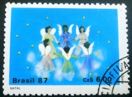 Selo postal COMEMORATIVO do Brasil de 1986 - C 1568 NCC