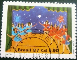 Selo postal COMEMORATIVO do Brasil de 1986 - C 1569 U