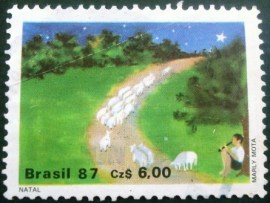 Selo postal COMEMORATIVO do Brasil de 1986 - C 1570 U
