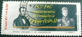 Selo postal COMEMORATIVO do Brasil de 1986 - C 1571 U
