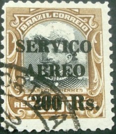 Selo postal AÉREO do Brasil de 1927 - A 3 U