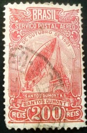 Selo postal AÉREO do Brasil de 1929 - A 18 U