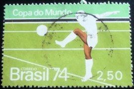 Selo postal Comemorativo do Brasil de 1974 - C 848 U