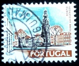 Selo postal de Portugal de 1972 Torre dos Clérigos Porto - 1156