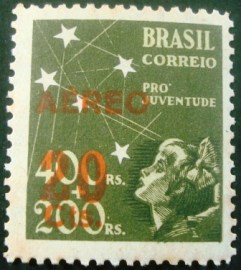 Selo postal do Brasil de 1944 Pró Juventude 20 - A 52 N