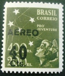 Selo postal do Brasil de 1944 Pró Juventude 40 - A 53 N