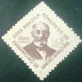 Selo postal AÉREO do Brasil de 1944 - A 58 N