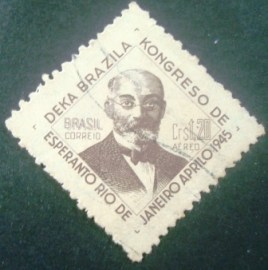 Selo postal AÉREO do Brasil de 1944 - A 58 U