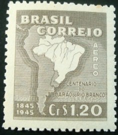 Selo postal AÉREO do Brasil de 1944 - A 59 N