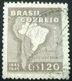 Selo postal AÉREO do Brasil de 1945 - A 59 U