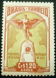 Selo postal AÉREO do Brasil de 1947 - A 62 N