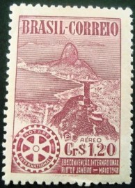Selo postal AÉREO do Brasil de 1948 - A 63 N
