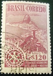 Selo postal AÉREO do Brasil de 1948 - A 63 NCC