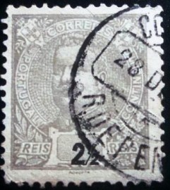 Selo postal de Portugal de 1895 King Carlos I 2½ - 110 U