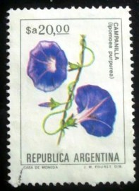 Selo postal da Argentina de 1984 Campanilla