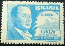 Selo postal AÉREO do Brasil de 1948 - A 68 N